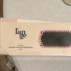 L'ange Le Vite Ceramic Straightening Brush - Pink